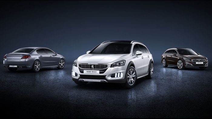 Η Peugeot διαθέτει στις παγκόσμιες αγορές το 508 σε τρεις τύπους αμαξώματος: saloon, station wagon και RXH estate, με την τελευταία να φέρνει κάτι από